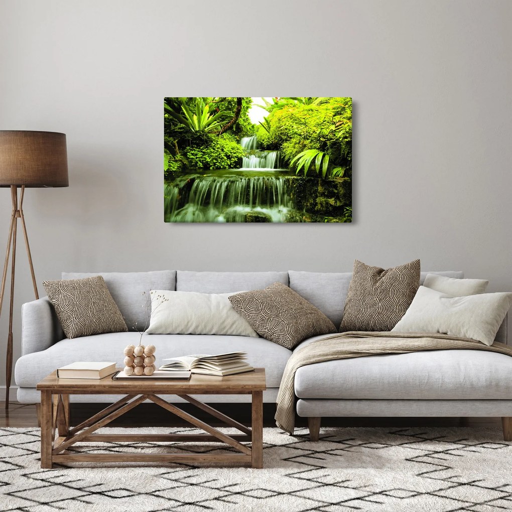 Kép - Indonéziai vízesések (90x60 cm)