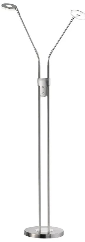 Ezüstszínű LED dimmelhető állólámpa (magasság 150 cm) Dent – Fischer & Honsel