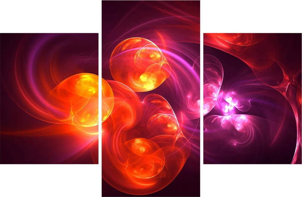 Modern absztrakció képe (90x60 cm)