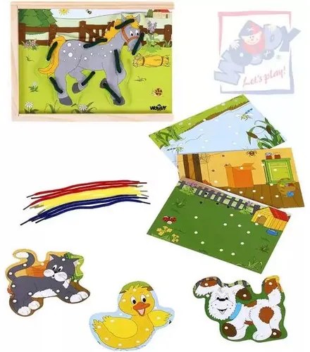 Woody állatok kivarró doboz
