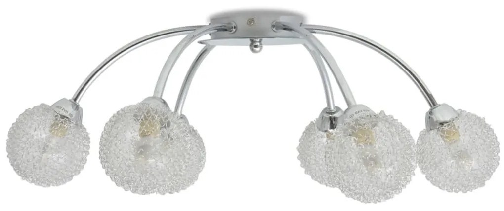 mennyezeti lámpa 6 db 240 W-os G9-es LED izzóval