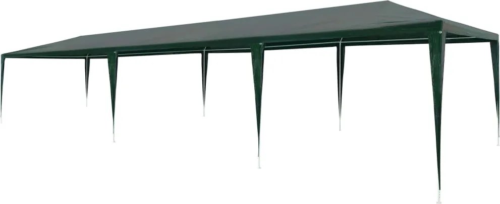 vidaXL zöld PE rendezvénysátor 3 x 9 m
