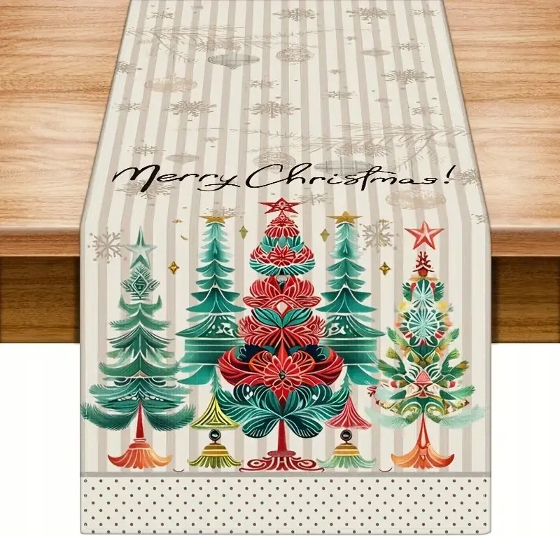 Karácsonyi Asztalterítő 33x274 Karácsonyfa