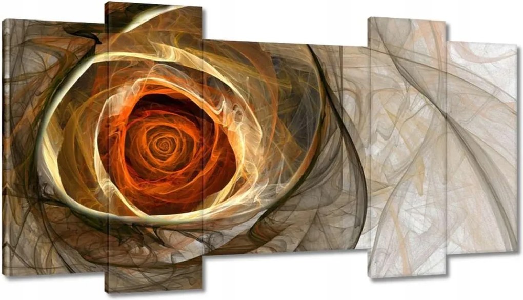 Festmények 120x65 Absztrakt rózsa