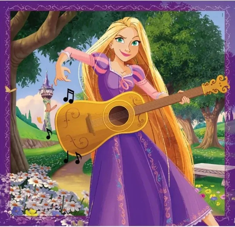 Disney Hercegnők Ariel 3x48 db-os puzzle Clementoni
