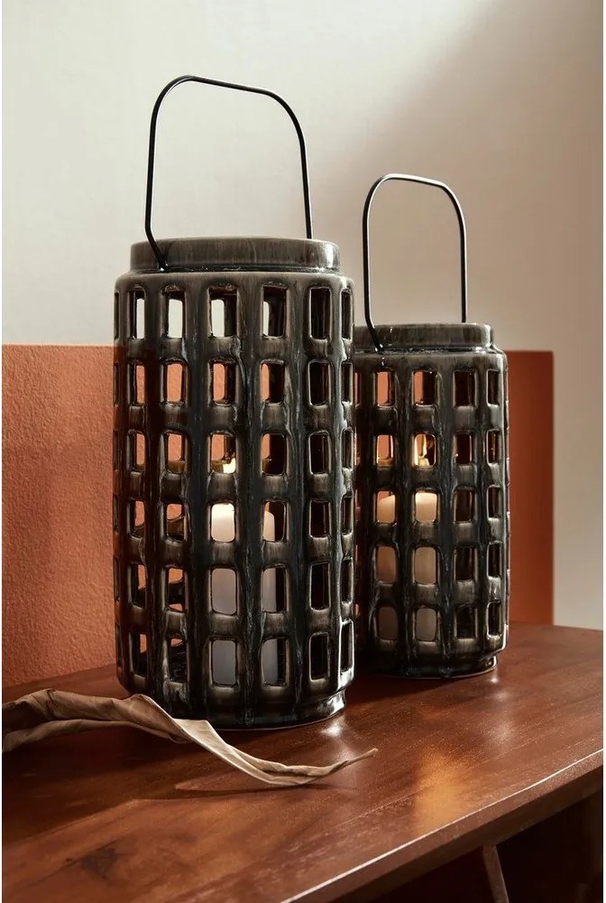 Kerámia lámpás (magasság 30 cm) Darreh – Bizzotto