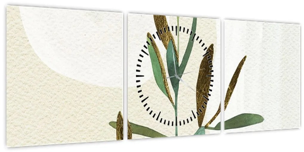 Kép - Akvarell ág N⁰2 (órával) (90x30 cm)