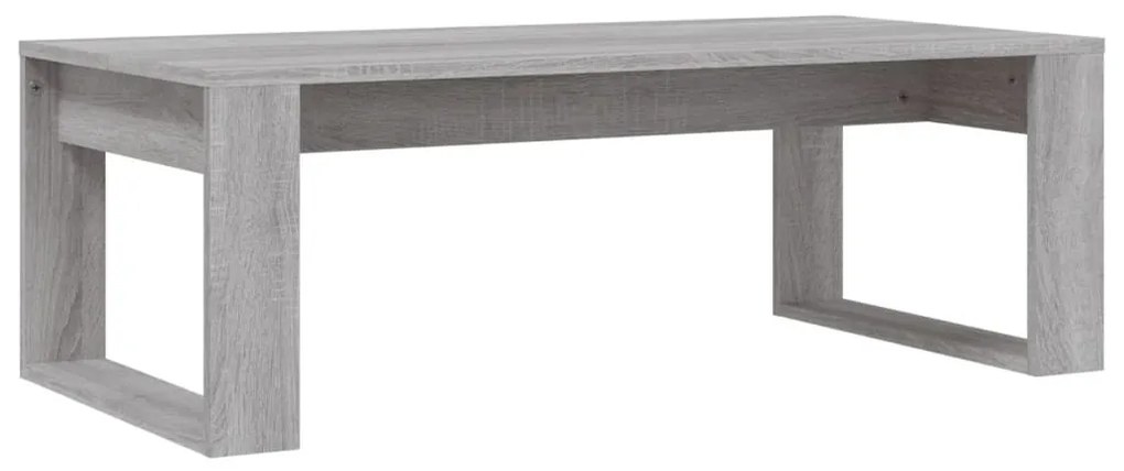 szürke sonoma szerelt fa dohányzóasztal 102x50x35 cm