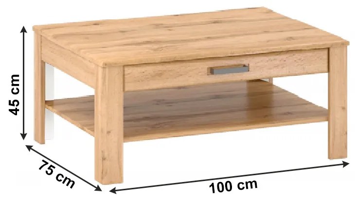 Dohányzóasztal Palper T (appalache tölgy). 1034197