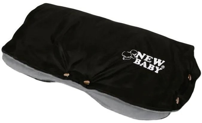 Kézmelegítő babakocsira Classic Fleece black/light grey
