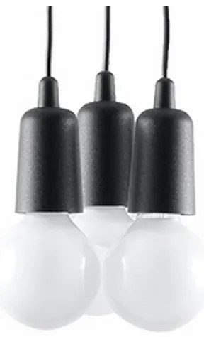 Csillár zsinóron DIEGO 3xE27/60W/230V