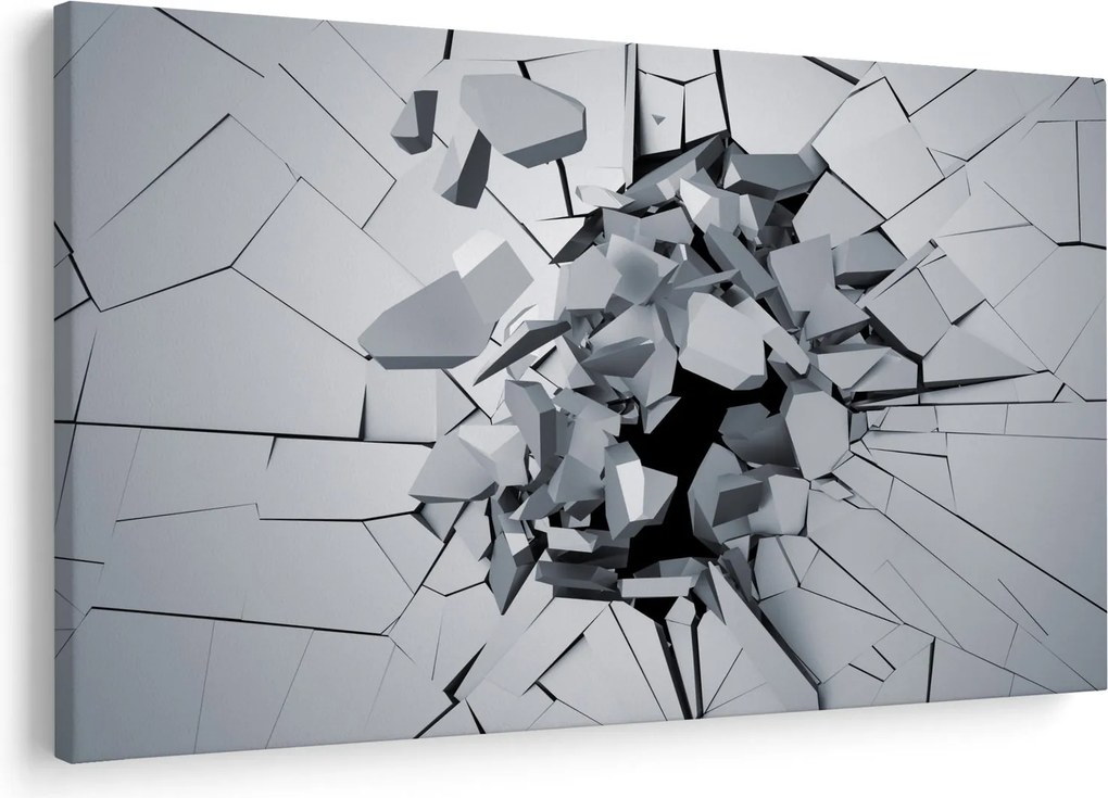 3D absztrakciós kép (90x60 cm)