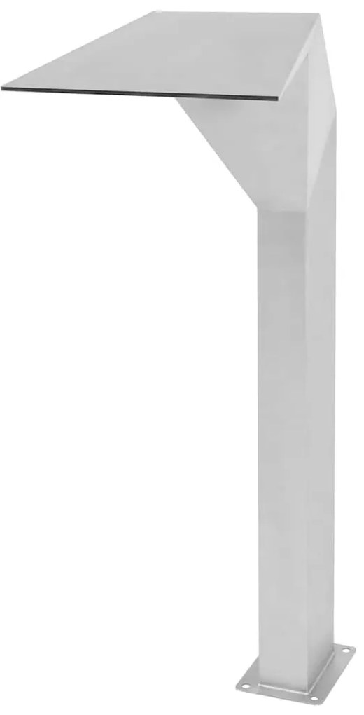 ezüstszínű rozsdamentes acél medence-szökőkút 50 x 30 x 90 cm