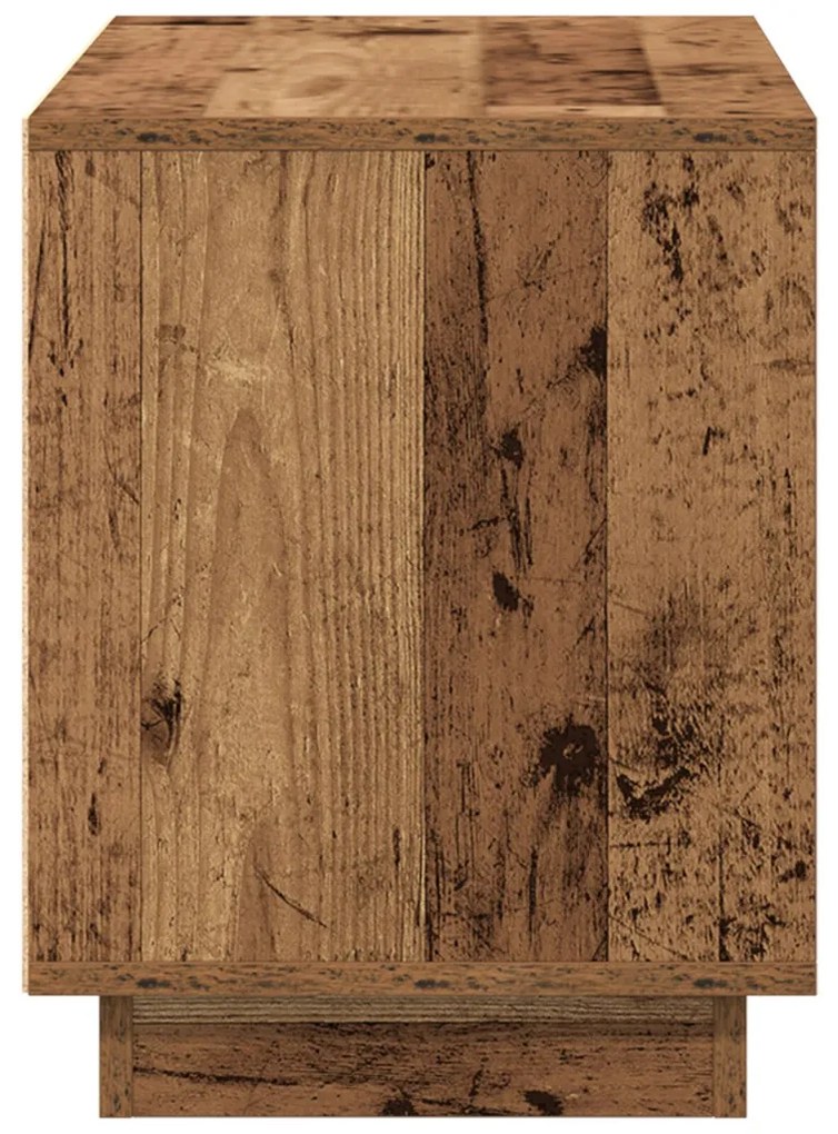TV szekrény régi fa 80x35x45 cm mérnöki fa