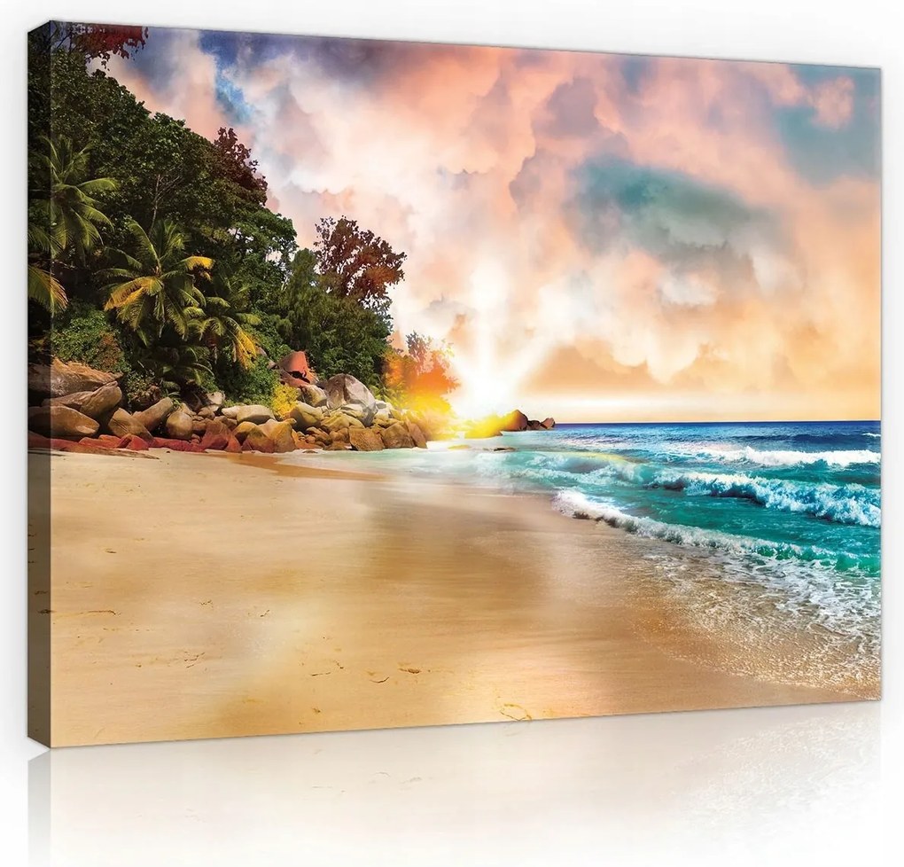 Falikép képek tengerpart tenger 100x75