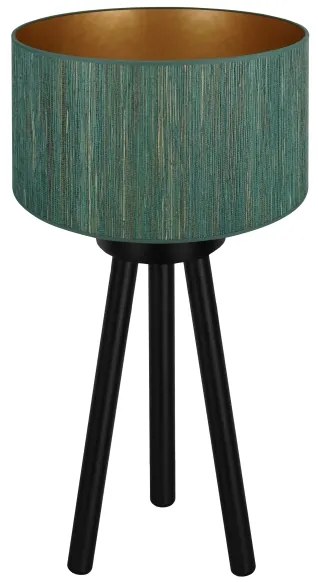 Brilagi - Boston Roller asztali lámpa 1xE27/15W/230V zöld/arany