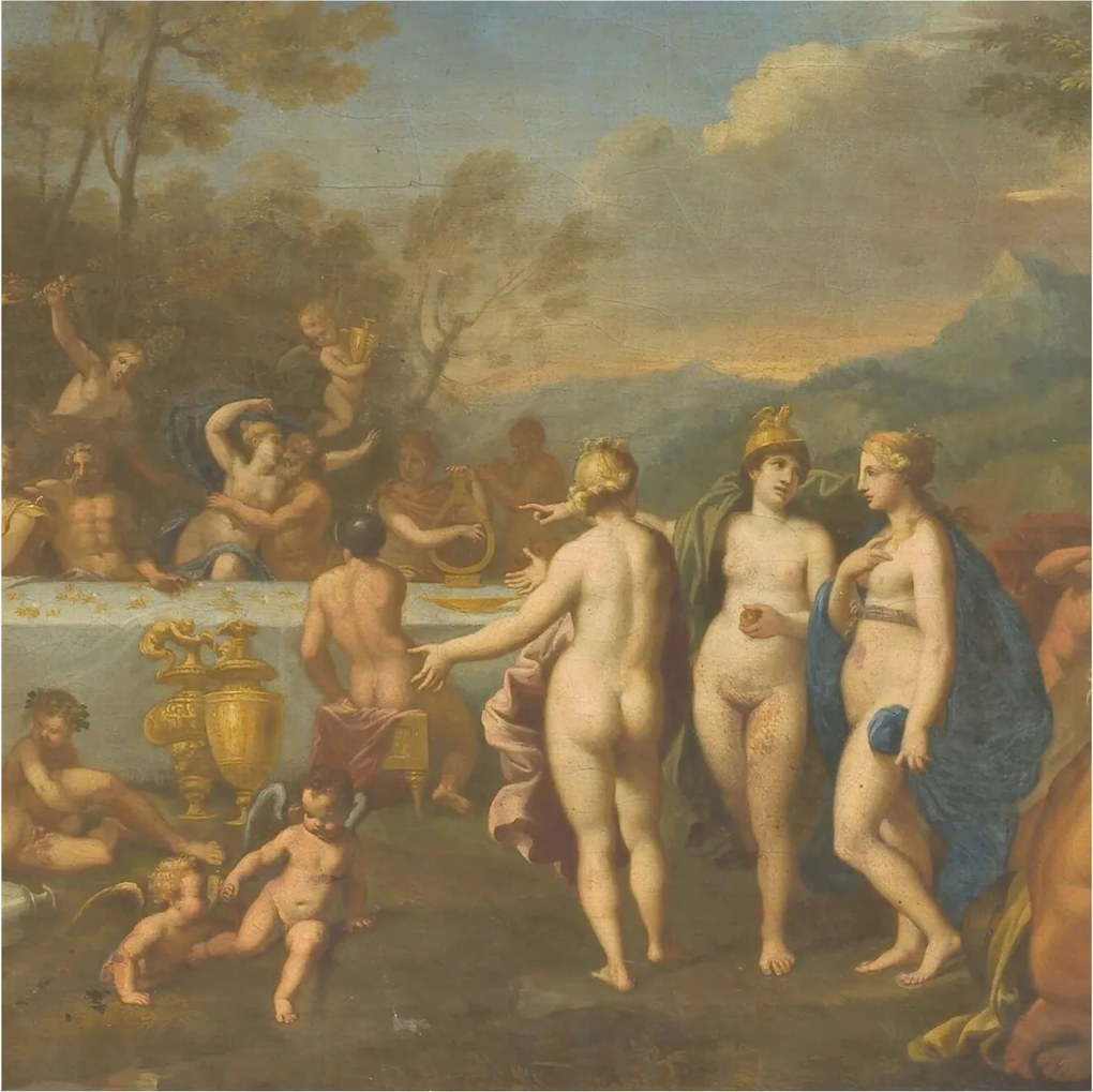 Stílusos Dekoratív Fotótapéta Flizelin Antik lakoma 250x250 Ragasztó