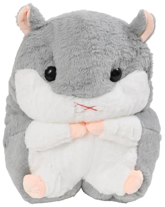 Plüss HÖRCSÖG szürke babatakaróval belül