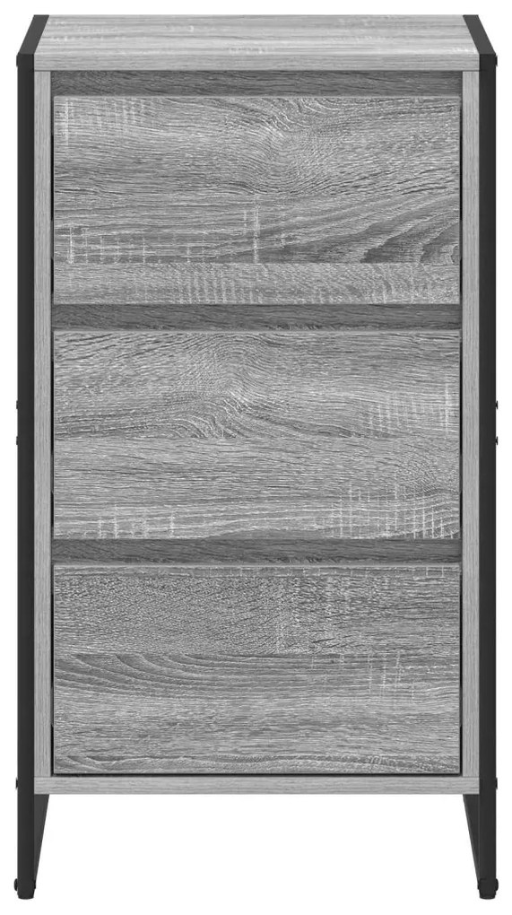 Széf fiókkal Szürke Sonoma 42 x 36 x 75.5 cm Faanyag