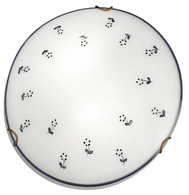 Kolarz 731.11.4.17 - Mennyezeti lámpa NONNA 1xE27/60W/230V átm. 30 cm kék