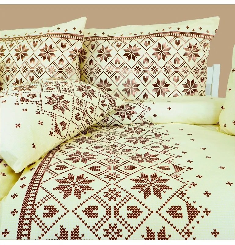 EMI Etno ágyneműhuzat, A standard egyszemélyes ágy szett tartalma: 1x 140x200 + 1x 70x90