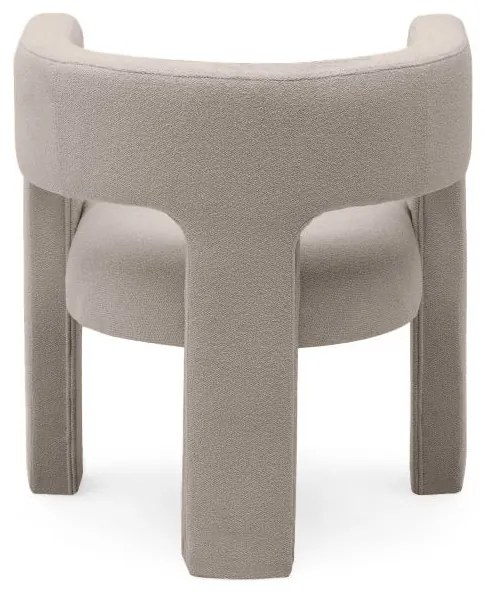 Bézs-szürke design kialakítású fotel ALPAH LOOP