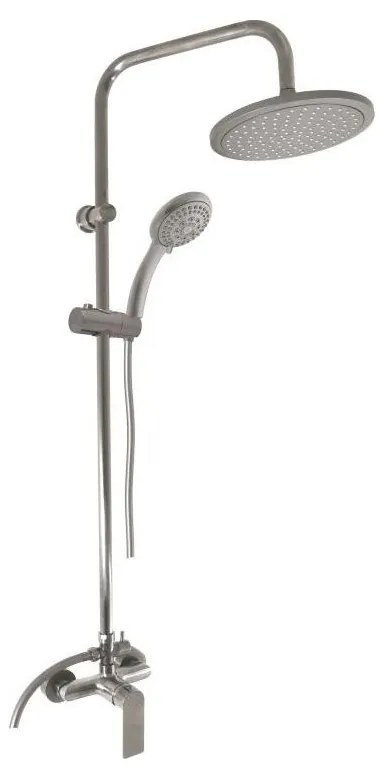 RAV Slezák NL182.5/7MGL - Zuhanyszett NIL csapteleppel, fényes szürke