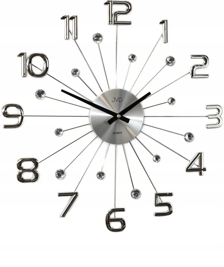 Falióra Jvd HT109.1 – Modern design kristályokkal 49 cm