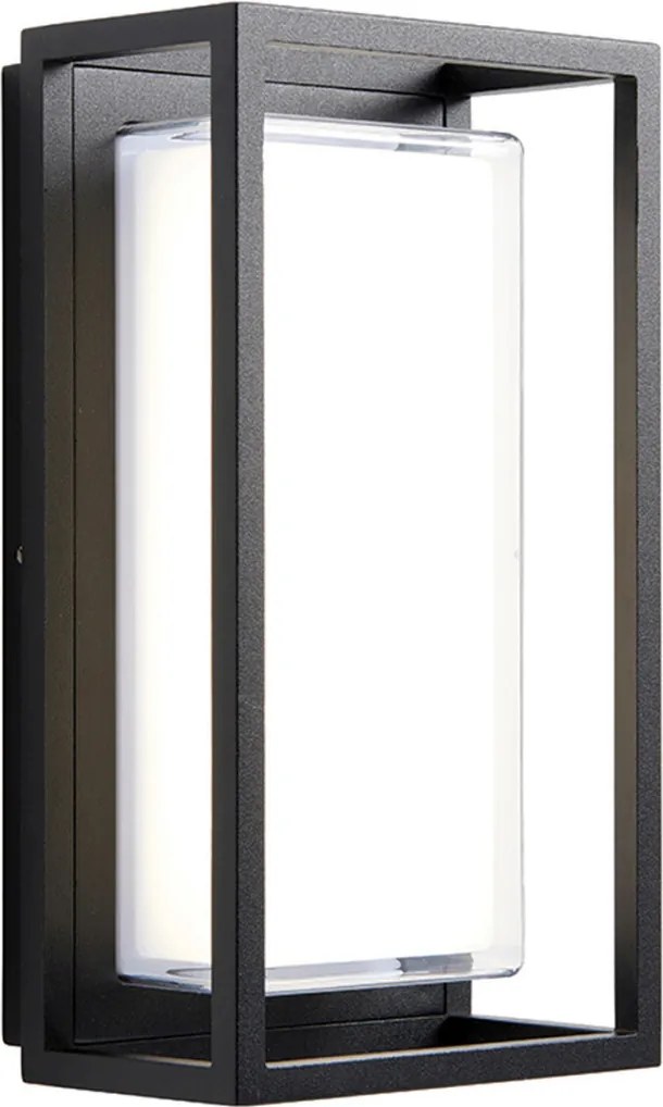 ENDON 80547 FRAME Modern Kültéri Fali Lámpa Fekete LED IP44