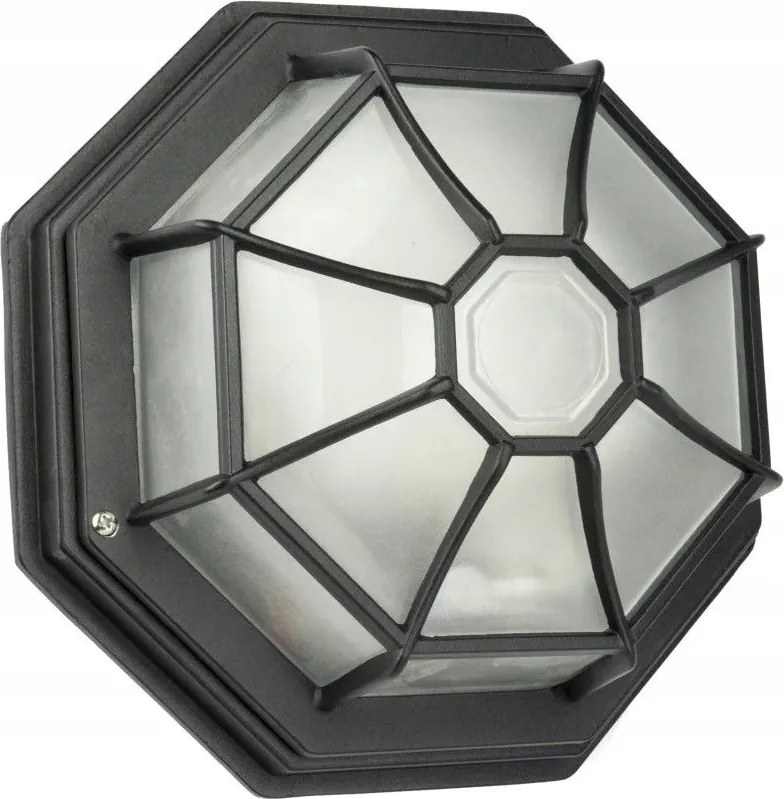 Kültéri mennyezeti fali lámpa fekete retro 26.5 cm IP44 Su-ma