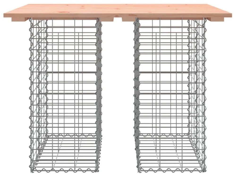 tömör duglászfenyő gabion kerti pad 100x70x72 cm