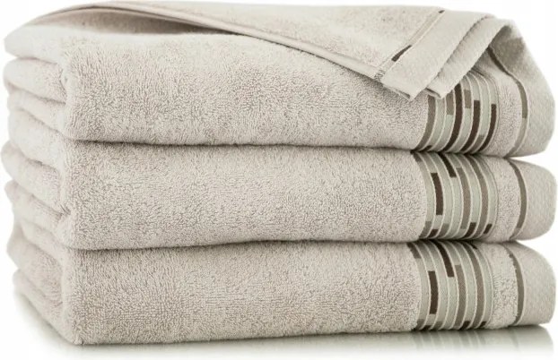 Pamut fürdőlepedő bézs 70x140 cm 450g/m2 Roger