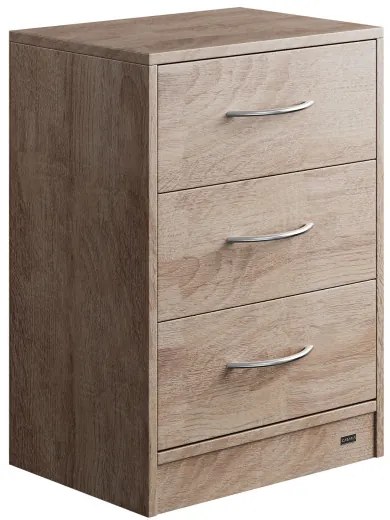 Casaria® Eloise éjjeliszekrény 54x39x28 cm - tölgy