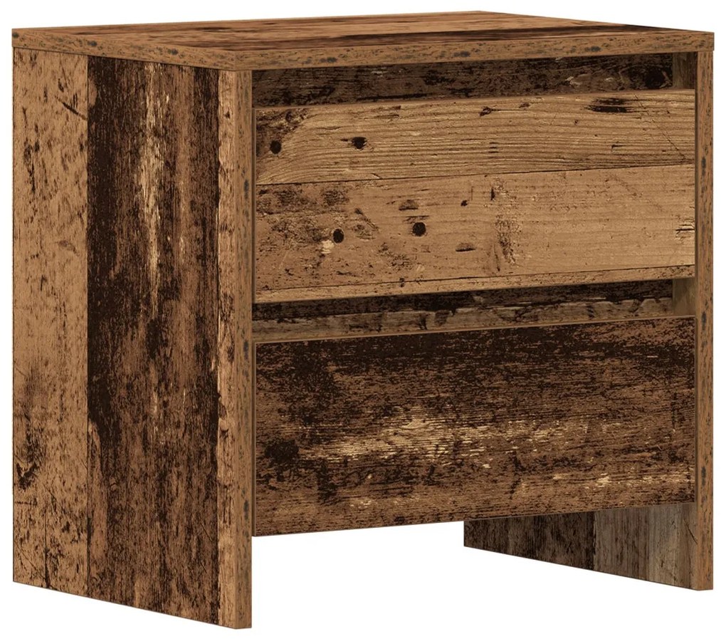 Éjjeli asztal 2 db Régi fa 45x34x44,5 cm Készített fa