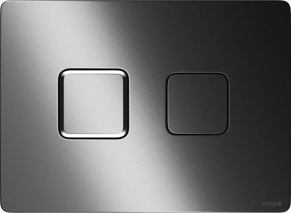 Pneumat Gomb Cersanit Accento Square Gun Szálcsiszolt Fém K3042-006