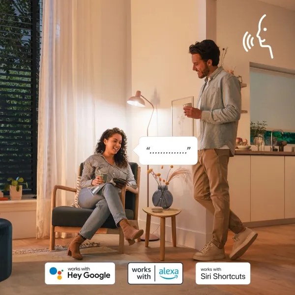 2 db-os Philips SMART RGB LED izzó szett, dimmelhető C37 E14/4,9W/230V 2200-6500K