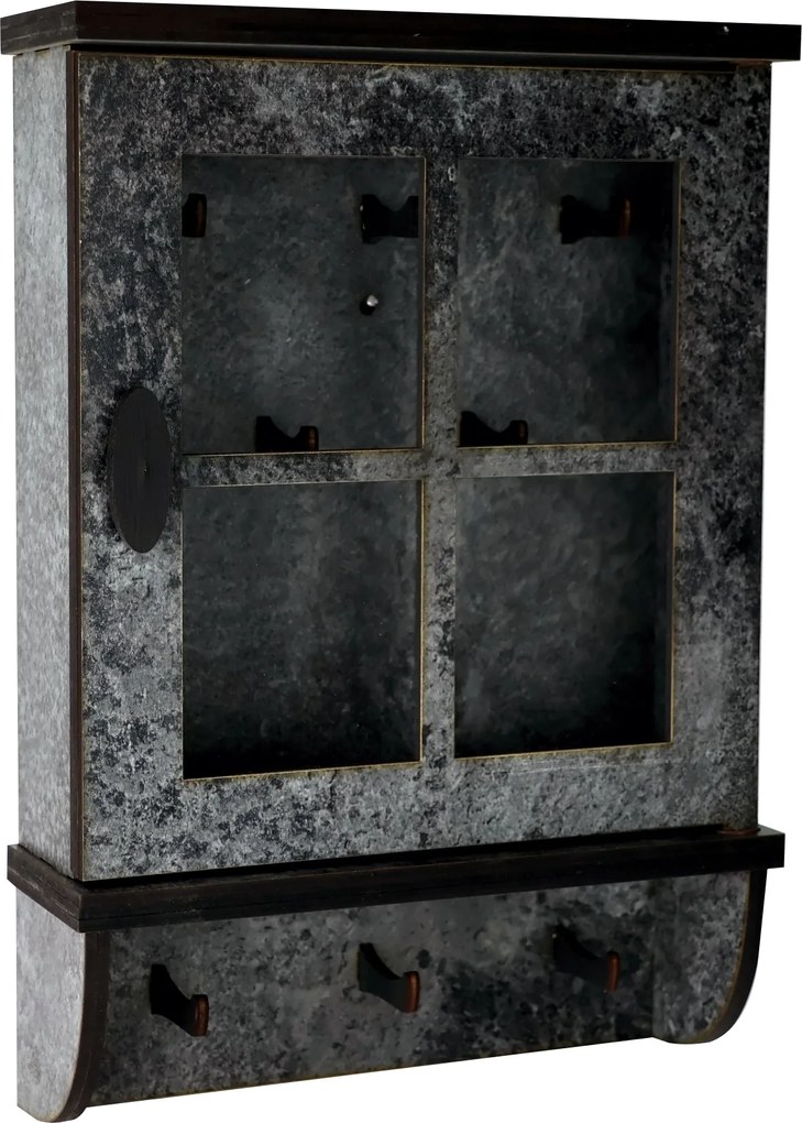 Szekrény, Kulcstartó Doboz 9 beton sötét , Sok Különböző Minta