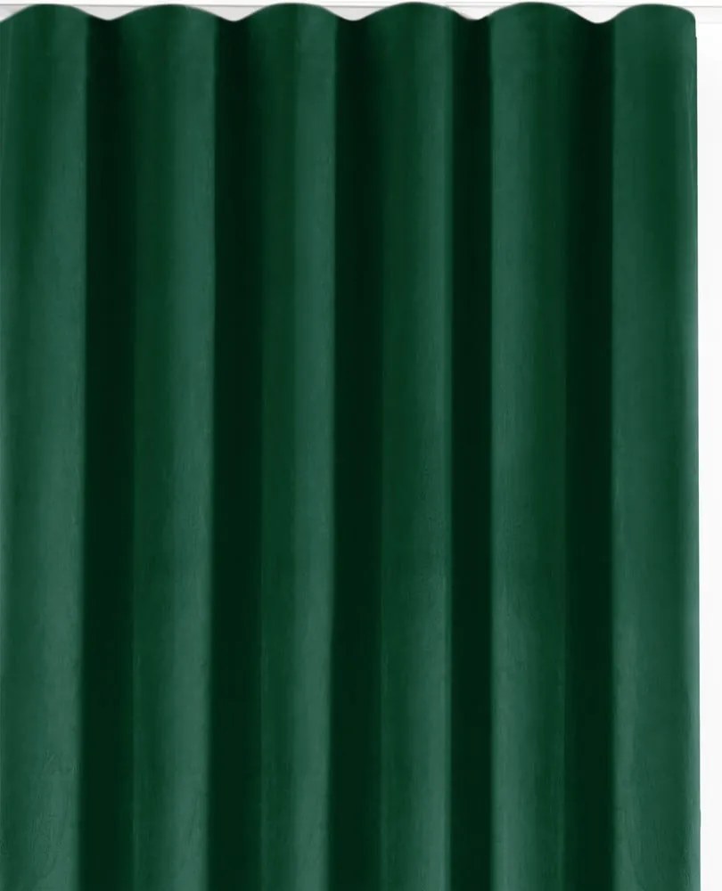 Zöld bársony dimout (részleges sötétítő) függöny 140x250 cm Velto – Filumi