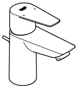 GROHE 32819001 - Mosdócsaptelep BAUEDGE 147 mm polírozott króm