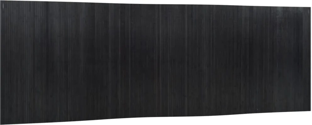 vidaXL fekete bambusz térelválasztó szélessége 600 cm magassága 165 cm