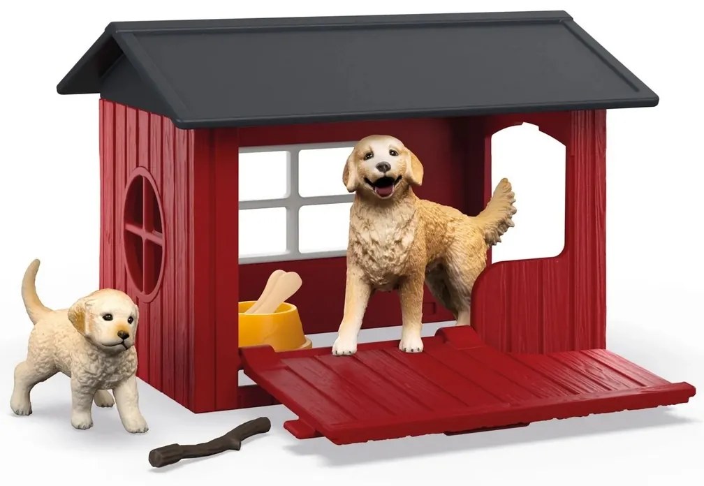 Schleich 42722 Kutyaház arany retrieverrel