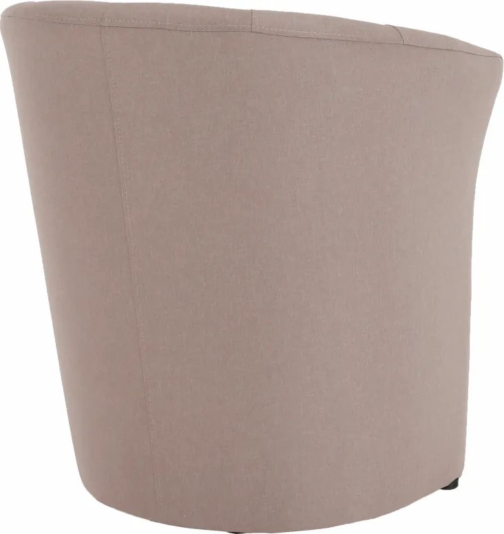 Klub fotel, pasztell rózsaszín anyag, CUBA