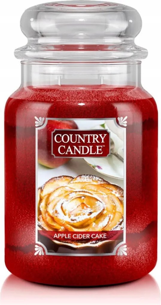 Nagy méretű Apple Cider Cake gyertya Country Candle