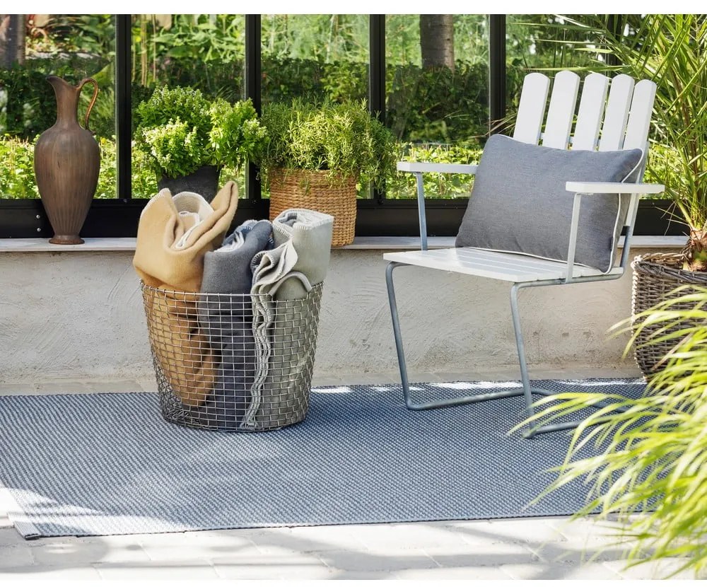 Szürke kültéri-beltéri szőnyeg 60x85 cm Mono Granit – Pappelina