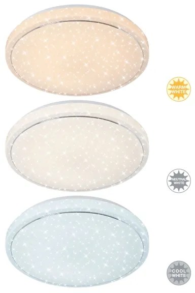 Brilo - LED Dimmelhető mennyezeti lámpa STARRY SKY LED/18W/230V 3000-6500K + távirányító