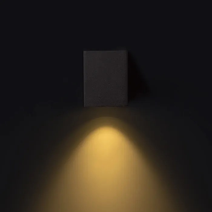 RENDL KUBI I antracitszürke 230V LED 3W 56° IP54 3000K