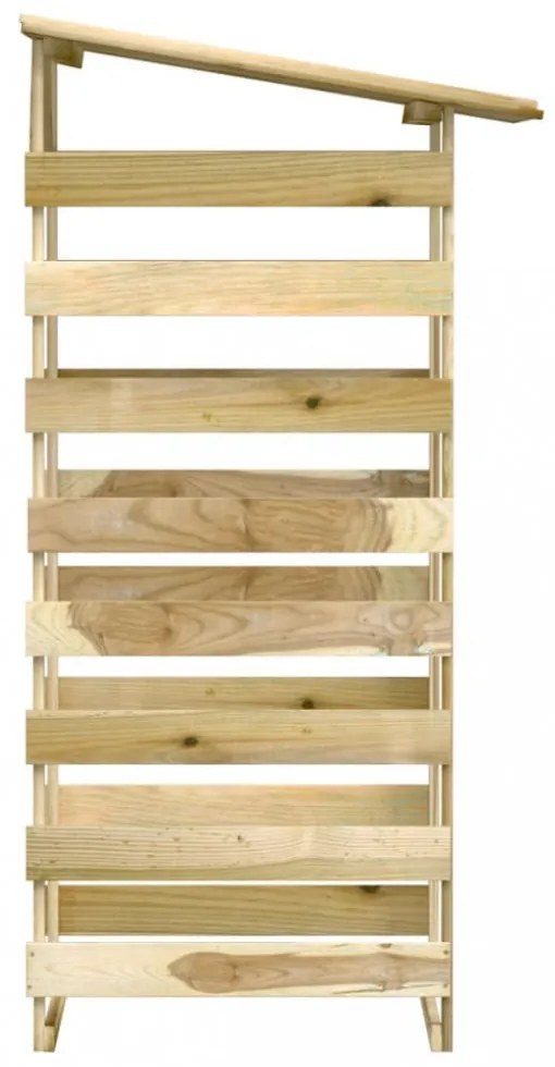 impregnált fenyőfa pergola tetővel 100 x 90 x 200 cm