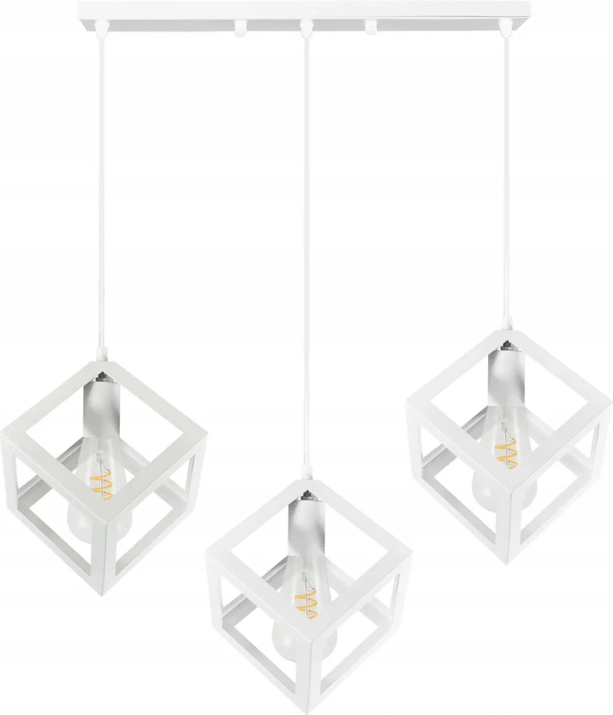 Mennyezeti Függőlámpa Modern Geometrikus 3x E27 Fehér IL Mio Sweden