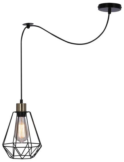 Csillár zsinóron PRIMO 1xE27/60W/230V pók