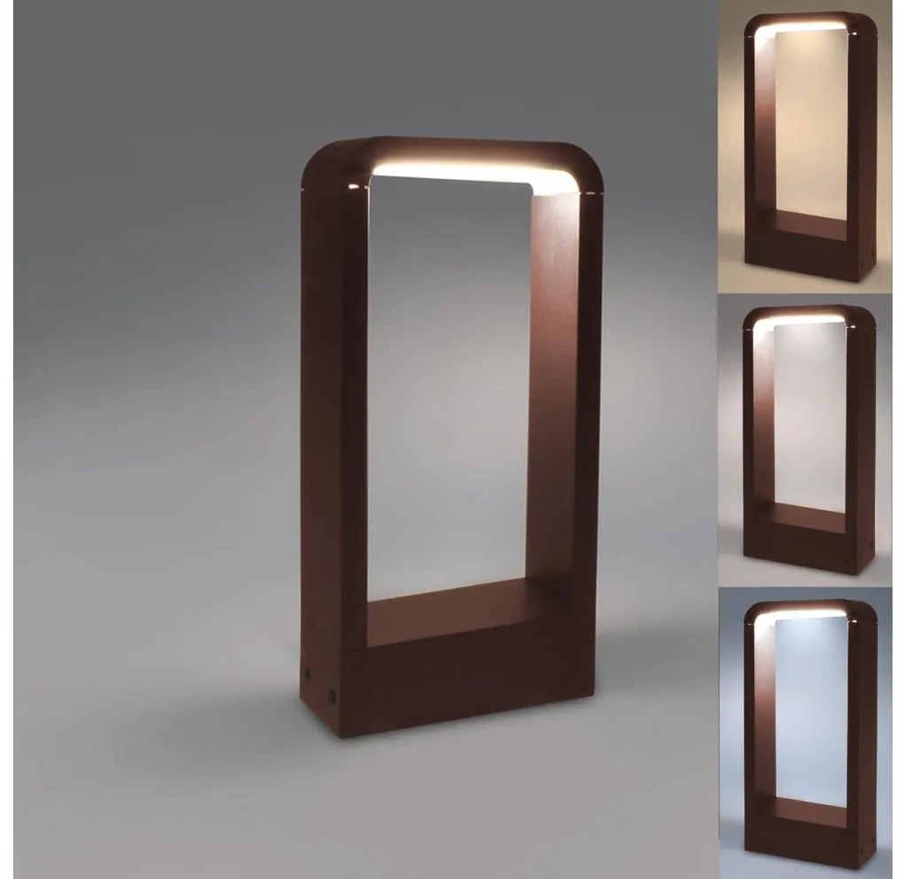 Brilagi - LED kültéri lámpa BARI LED/7W/230V 3000/4000/6000K barna IP54 30 cm